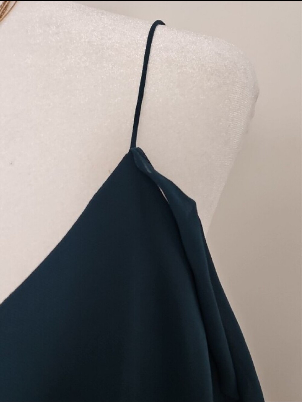 Jenny Yoo Mika Dress Caspian Sea Forest Green Bridesmaid Maxi Dress Size 14 - Picture 8 of 16